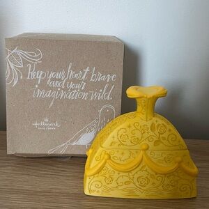 Disney Princess Belle Dress Trinket Jewelry Box by Hallmark Beauty and the Beast